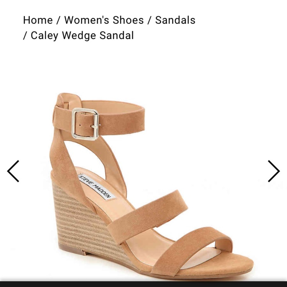 Steve Madden valet wedge sandal 7.5